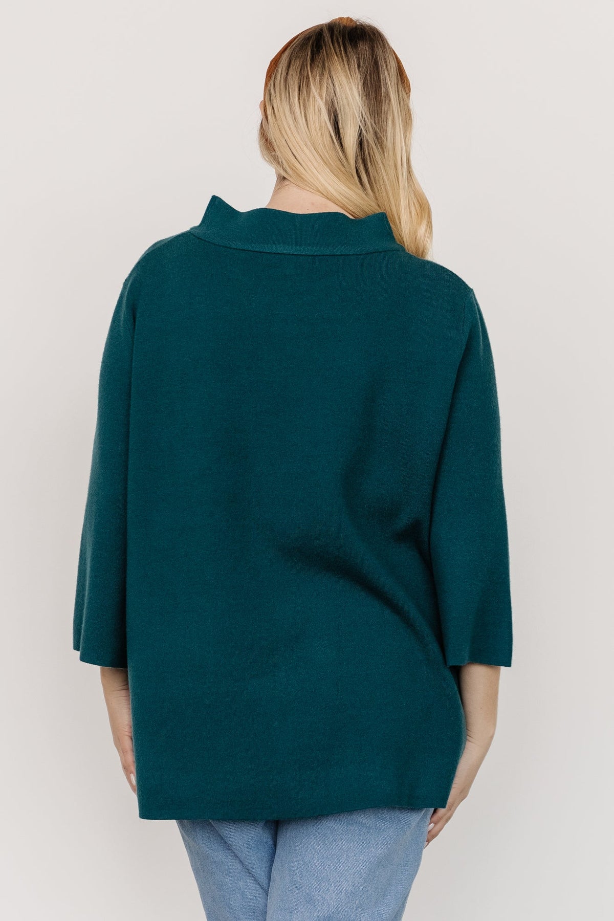 Baltic Born Zola Bell Sleeve Sweater | Light Blue - L